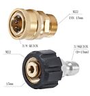 Pressure Washer Quick Connect Fittings M22 15mm To 3 8 Inch Quick Connect Pre   