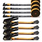 Kodiak 2 x 27  Ratchet Strap Tie Down Strap Heavy Duty J Hook   Flat Hook 4 Pack