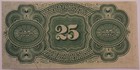 25 Cents Fourth Issue Fractional Currency Fr 1307 Au
