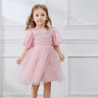 Girl s Toddler Backless Tutu Dress-puff Sleeve  Birthday  Princess Party