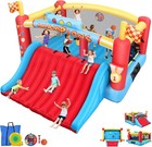 Commercial Inflatable Bounce House Slide Jumper Castle Bouncer With 550w Blower