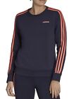 Adidas Women s Essentials 3-stripes Pullover Sweatshirt Small  Sporty  Nwt read