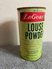Vtg Dr  Legear s Louse Powder Tin 8 Oz Open Damaged 10  Full Collectible
