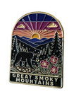 Great Smoky Mountains Enamel Pin - National Park Travel Souvenir Smokies Hiking