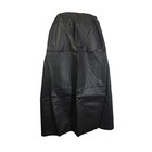 15 Pcs Disposable Spa Wrap Bathrobe Black Pp Non-woven Hook-and-loop Closure