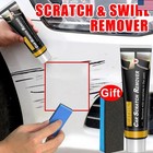 Car Scratch Remover Polishing Paste With Sponge Body Paint Care Remove Repair