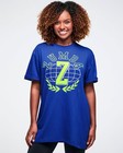 Zumba Worldwide Unisex Tee - 1 Size Fits Most   Choose Black  Pink Or Blue  new 