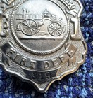 Acquackanonk Fire Department Badge Company 1 Clifton Nj Passaic County Obsolete