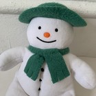 Vtg Eden The Snowman 9    Stuffed Plush Raymond Briggs Green Hat Scarf Mini