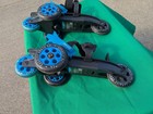 Cardiff Skate Company Cruiser Blue Adjustable Skates Size Large 4-13 Euc