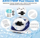 Axv417whp Pool Cleaner Kit Replacement Hayward Vacuum Parts White 