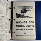 Hughes 500 Helicopters 1975 369hs Owner   s Manual Faa Approved Rotorcraft