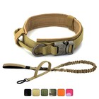 Tactical Dog Collar And Leash Set Dog Training Collar For Medium Large Dogs