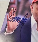 Donald Trump Signed Maga Rally Autographed Us Presidential 8x10 Photo President 