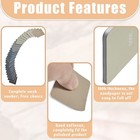 Honoson 15 Pcs 2 X 2 Inch Sanding Pads Padded Polishing Soft   
