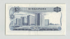 Singapore 1 Dollar 1971  P-1c  W o Red Seal  Original Ef  B 57 208720 Orchid  J2