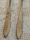 2pc Vintage Dirigold Dirilyte Goldware Regal Solid Serving Spoons