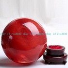 Natural Red Melting Stone Quartz Crystal Sphere Ball Healing Reiki Decor 50 60mm