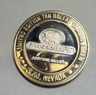 Stockmen s Full House Inc Elko  10 Dollar Silver Strike 999  Silver Casino Token
