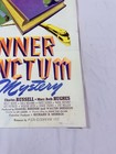 1948 Inner Sanctum Mystery Original 14x36 Insert Movie Poster On Linen Art Deco