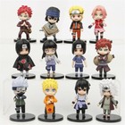 12 Pcs set Anime Naruto Kakashi Itachi Pvc Action Figure Collectible Brand New
