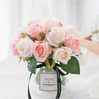 12 Head Silk Rose Flowers Floral Bridal Wedding Bouquet Home Party Decor