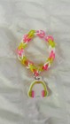 Unisex Kids Multicolor Rubber Braided Charm Bracelet  Headphones Dangle
