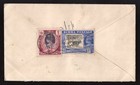 Burma Stamps 1947 Two Overprinted Values On Airmail Cover To Usa
