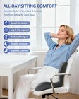 Jiporier Seat Cushion With Back Support lumbar Support Pillow For Office Chai   
