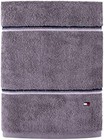 Tommy Hilfiger Modern American Double Stripe Bath Towel  30 X 54 Inches  100  Co