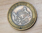 2000 Botswana 5 Pula Mopane Worm Bimetallic
