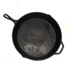 Extra Large Cast Iron Skillet 15 In X 2 5 In Very Good Condition Vintage