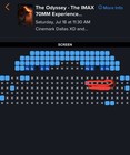 The Odyssey Imax 70mm Experience Movie 4 Tickets Dallas  Tx 2026-07-18 11 30am