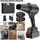 Cordless Leaf Blower 500 000 Rpm Handheld Electric Leaf Blower Battery   Charger