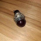 Dialco 75watt 125volt Panel Mount Indicator Red Lens W  Bulb Bin74