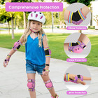 Kids Knee Pads For Girls Boys Toddler 3-8 Years Old Knee And Elbow Pads With Wri