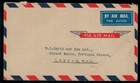 India Kgvi 1949 Scott  170x12 On Air Mail Cover