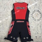 Vortex Cyclone Youth Sleeveless Shorty Barefoot Wetsuit Size 10 Red black