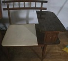 Vintage 1970 s Telephone Bench chair