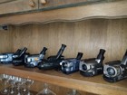      Lot Of 7 Vintage Camcorders     6 Sony   1 Grundig     Retro Decor Collection 