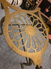 Anique Mid 19th Century  Standing Fire Place Brass iron Trivet-blacksmith Made