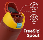 Owala Ironman Freesip Insulated Stainless Steel Water Bottle With Straw 24oz New
