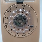 Vintage Itt Rotary Wall Phone Tan Beige Retro 1984 As293p-70087-te-r Tested