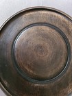 Vintage Chinese Oriental Hand Carved Wood Round Vase Stand  Dark Wood
