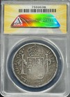 1822 D Mexico Silver 8 Reales Anacs G-6