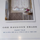 New Balloon Shade Simply Shabby Chic White Pink Rose Butterfly Embroidered 60x63