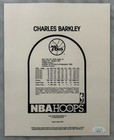 Charles Barkley Auto Autograph Signed 1991 Hoops 8x10 Photo Card 76ers Hof Jsa