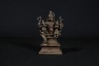  Antique Look Traditional India Ritual Copper Statue God Shiva Parvati Ganesh 
