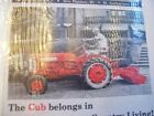 Vintage Farmall International Advertising - 2 Cub Lo Boy  Tractors -5 X 6  