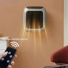 Lcd Portable Electric Small Heater Turbo 800 Wall Outlet Space Heater Remote